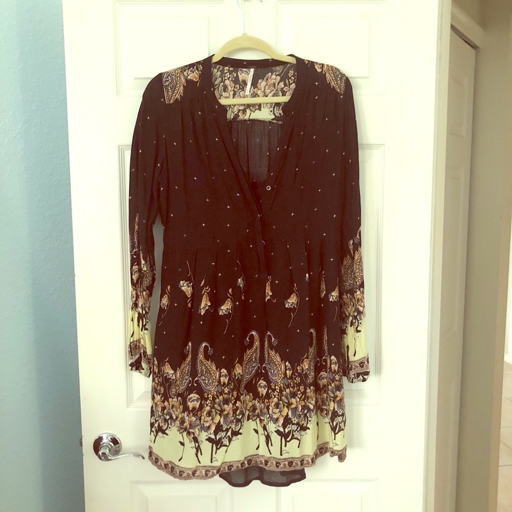 Free People tunic mini dress